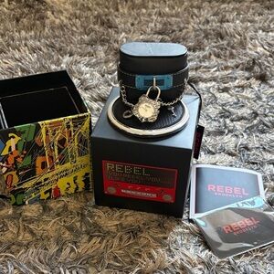 Rebels Women's Watch with Chain Accents
